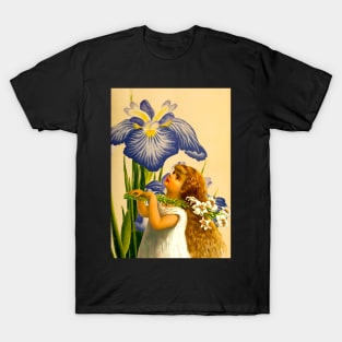 The little girl with the bouquet of lilies T-Shirt